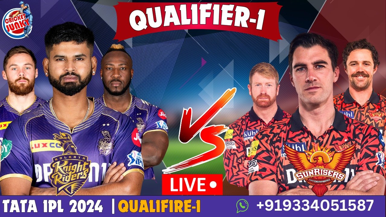 IPL 2024, KKR vs. SRH QUALIFIER 1 Match Prediction,