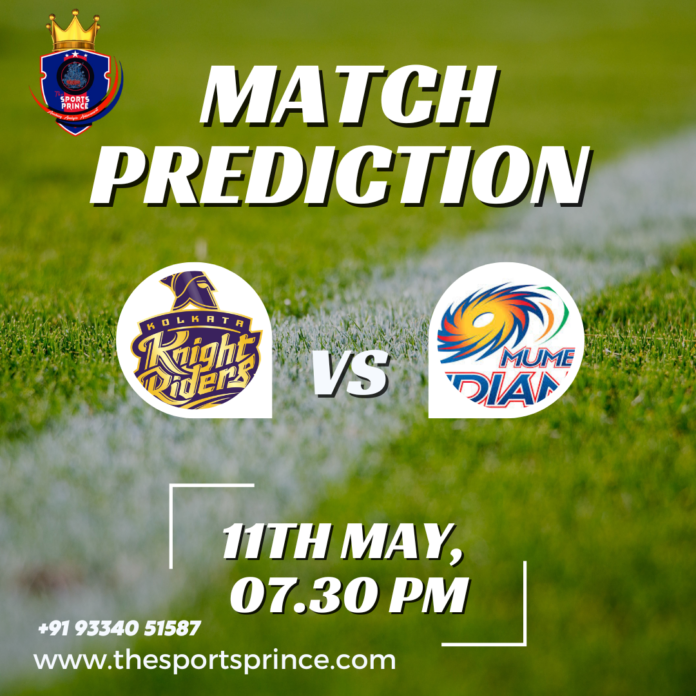 Kolkata Knight Riders vs Mumbai Indians match prediction